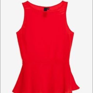 TT COLLECTION (INTERMIX EXCL) Silk Peplum Top